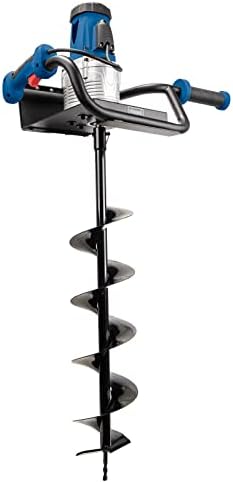 Scheppach Elektro Erdbohrer EEB1500 – Handlicher Gartenbohrer mit 1200W Leistung für abgasfreie 150mm Bohrlöcher