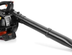 FUXTEC Benzin Laubbläser FX-LB126ECO – kraftvoller 2-Takt Motor für müheloses Laubblasen im Garten