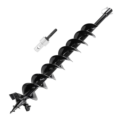 Erdbohrer von – 120mm Gartenbohrer mit Sicherungsbolzen für effiziente Aushubarbeiten