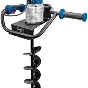 Scheppach Elektro Erdbohrer EEB1500 – Handlicher Gartenbohrer mit 1200W Leistung für abgasfreie 150mm Bohrlöcher