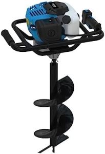 Güde Benzin Motor Erdbohrer GE 1450.1 – 80 cm Lochbohrer für effizientes Zaunbauen, inkl. Aufsätze