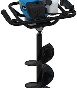 Güde Benzin Motor Erdbohrer GE 1450.1 – 80 cm Lochbohrer für effizientes Zaunbauen, inkl. Aufsätze