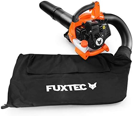 FUXTEC Benzin Laubbläser 2in1 FX-LB126 – Leistungsstarker 2-Takt Motor für Gartenarbeit – Blasgeschwindigkeit 71 m/s