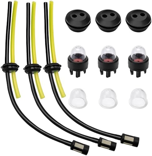 VooGenzek 2 Stück Universal Benzinfilter Kit für Freischneider, Trimmer und Mäher – Robuste Kraftstoffleitung mit Dichtu