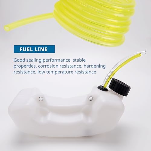 VooGenzek 2 Stück Universal Benzinfilter Kit für Freischneider, Trimmer und Mäher – Robuste Kraftstoffleitung mit Dichtu