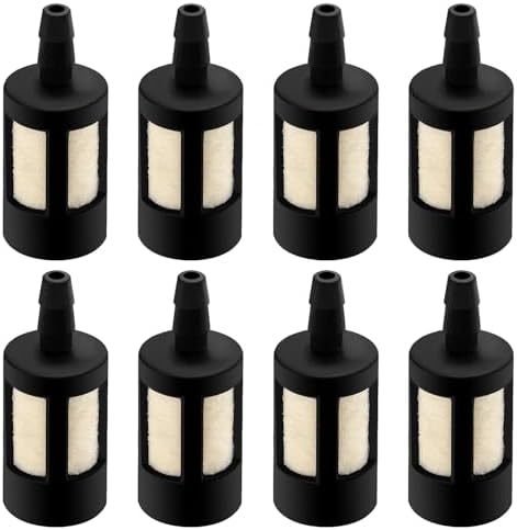 VooGenzek 2 Stück Universal Benzinfilter Kit für Freischneider, Trimmer und Mäher – Robuste Kraftstoffleitung mit Dichtu
