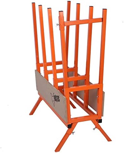 FUXTEC Sägebock FX-SH|0 - Stabiler Metall Sägebock für Kettensägen, ideal für Brennholz im Garten