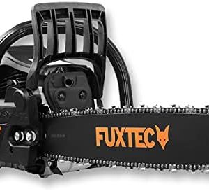 FUXTEC Benzin Kettensäge FX-KS262 – 2,85 kW Motorsäge mit EASY-Start für einfache Holzarbeiten im Garten