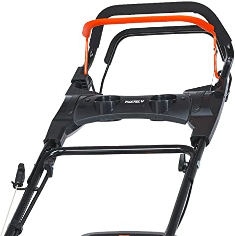 FUXTEC 4in1 Benzin Rasenmäher FX-RM5170eS – E-Start Gartenmäher mit 51 cm Schnittbreite und Seitenauswurf für müheloses