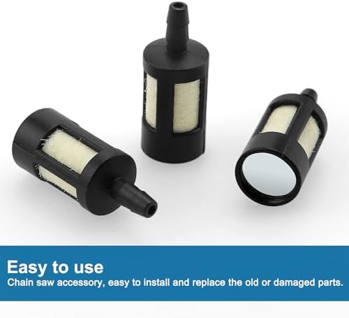 VooGenzek 2 Stück Universal Benzinfilter Kit für Freischneider, Trimmer und Mäher – Robuste Kraftstoffleitung mit Dichtu