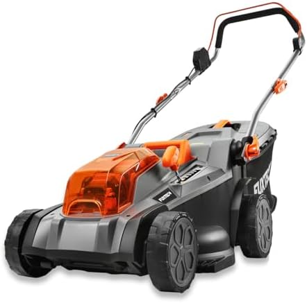 FUXTEC Akku Rasenmäher 40V 43cm mit variabler Schnitthöhe – kabellos für Ihren gepflegten Garten!