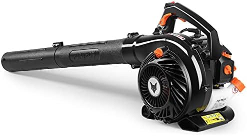FUXTEC Profi Benzin Laubsauger FX-LBS126P – Leistungsstarker Laubbläser & Häcksler für Ihren Garten – 60L Fangsack & Ant