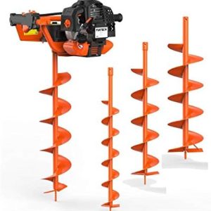 Fuxtec Benzin Erdbohrer FX-EB152 – 3 PS, 3 Bohraufsätze für präzise Erdarbeiten, inkl. Ölkontrollfenster