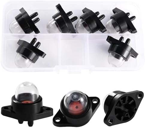 VooGenzek 2 Stück Universal Benzinfilter Kit für Freischneider, Trimmer und Mäher – Robuste Kraftstoffleitung mit Dichtu