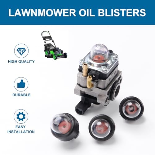 VooGenzek 2 Stück Universal Benzinfilter Kit für Freischneider, Trimmer und Mäher – Robuste Kraftstoffleitung mit Dichtu