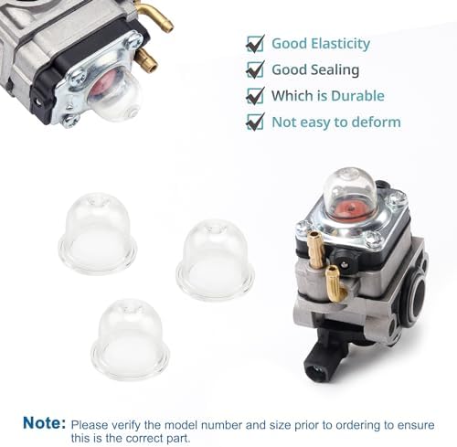 VooGenzek 2 Stück Universal Benzinfilter Kit für Freischneider, Trimmer und Mäher – Robuste Kraftstoffleitung mit Dichtu