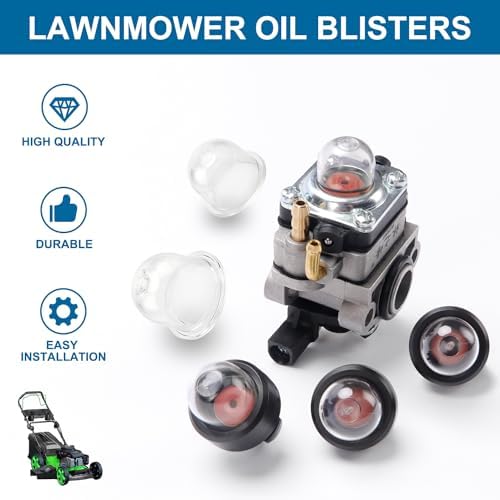 VooGenzek 2 Stück Universal Benzinfilter Kit für Freischneider, Trimmer und Mäher – Robuste Kraftstoffleitung mit Dichtu