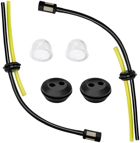 VooGenzek 2 Stück Universal Benzinfilter Kit für Freischneider, Trimmer und Mäher – Robuste Kraftstoffleitung mit Dichtu