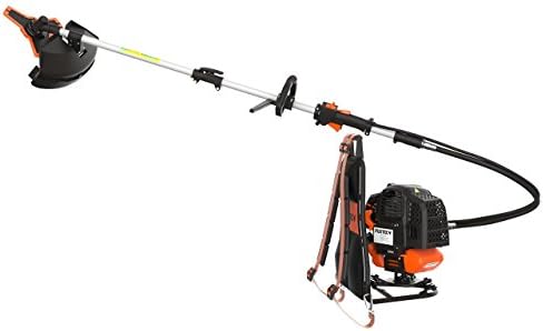 FUXTEC FX-MS152T Benzin Motorsense 2in1 Multitool - 52cc, 3 PS mit Rucksack für müheloses Trimmen!