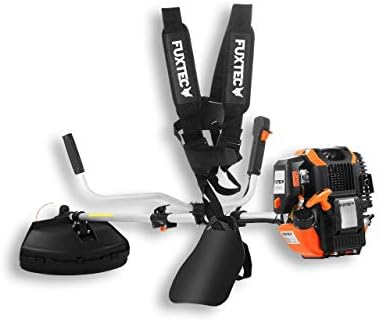 FUXTEC Benzin Motorsense FX-4MS142, leistungsstarker 4-Takt-Rasentrimmer mit 320 mm Schnittkreis für effiziente Gartenpf