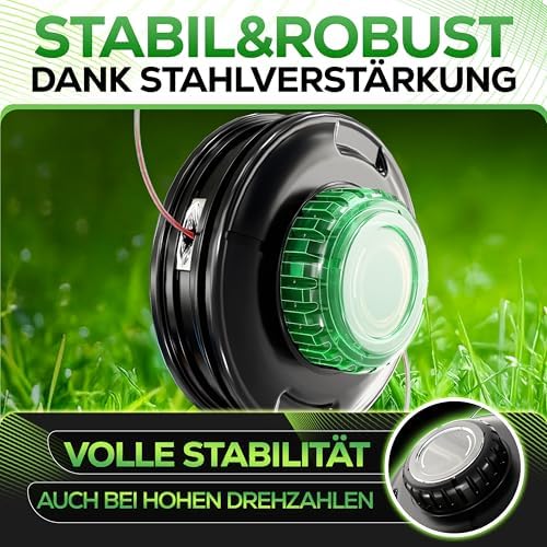 Fadenkopf für Motorsense von – Effizientes Mähvergnügen mit Tap & Go für perfekte Rasenpflege!