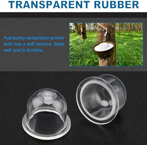 VooGenzek 2 Stück Universal Benzinfilter Kit für Freischneider, Trimmer und Mäher – Robuste Kraftstoffleitung mit Dichtu