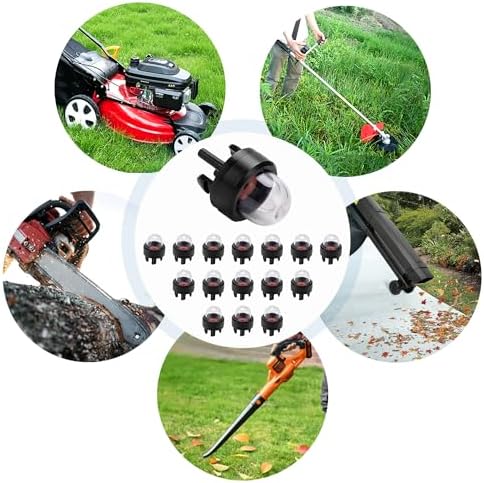 VooGenzek 2 Stück Universal Benzinfilter Kit für Freischneider, Trimmer und Mäher – Robuste Kraftstoffleitung mit Dichtu