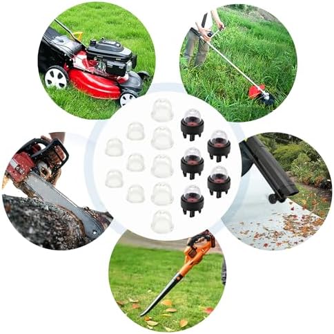 VooGenzek 2 Stück Universal Benzinfilter Kit für Freischneider, Trimmer und Mäher – Robuste Kraftstoffleitung mit Dichtu