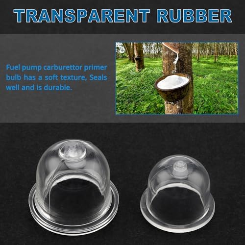 VooGenzek 2 Stück Universal Benzinfilter Kit für Freischneider, Trimmer und Mäher – Robuste Kraftstoffleitung mit Dichtu