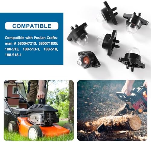VooGenzek 2 Stück Universal Benzinfilter Kit für Freischneider, Trimmer und Mäher – Robuste Kraftstoffleitung mit Dichtu