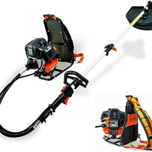 FUXTEC FX-MS152T Benzin Motorsense 2in1 Multitool - 52cc, 3 PS mit Rucksack für müheloses Trimmen!