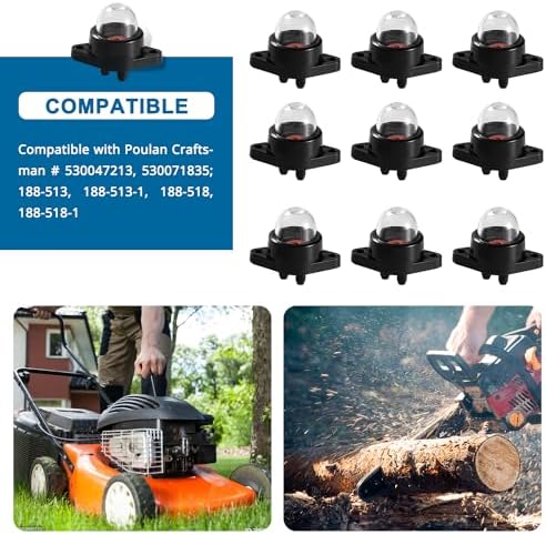 VooGenzek 2 Stück Universal Benzinfilter Kit für Freischneider, Trimmer und Mäher – Robuste Kraftstoffleitung mit Dichtu