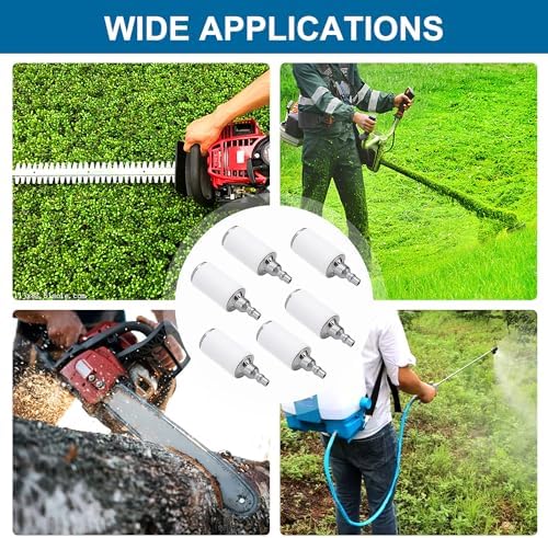 VooGenzek 2 Stück Universal Benzinfilter Kit für Freischneider, Trimmer und Mäher – Robuste Kraftstoffleitung mit Dichtu