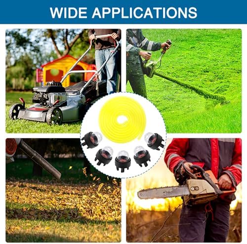 VooGenzek 2 Stück Universal Benzinfilter Kit für Freischneider, Trimmer und Mäher – Robuste Kraftstoffleitung mit Dichtu